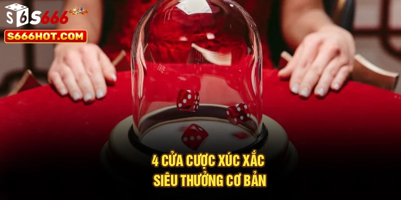 4 cửa cược xúc xắc siêu thưởng cơ bản