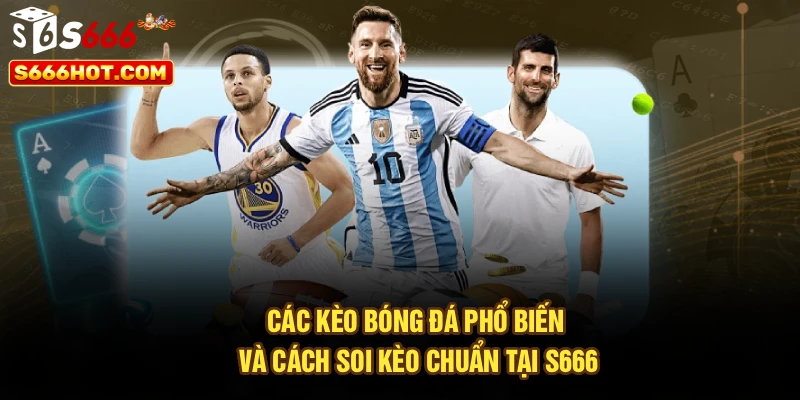Các Kèo Bóng Đá Phổ Biến Và Cách Soi Kèo Chuẩn Tại S666
