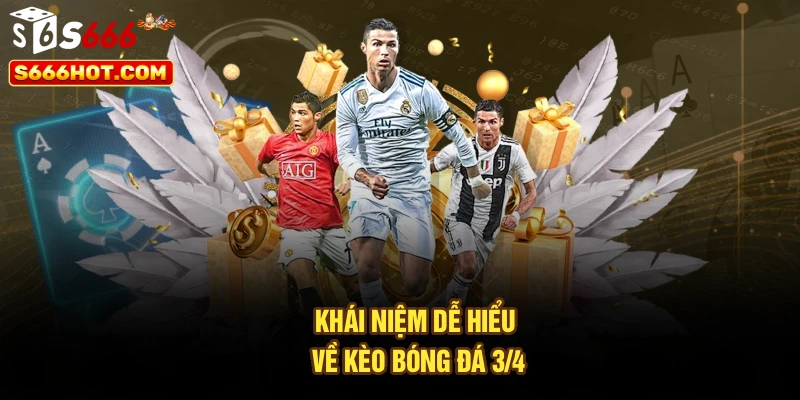 Khái niệm dễ hiểu về kèo bóng đá 3/4
