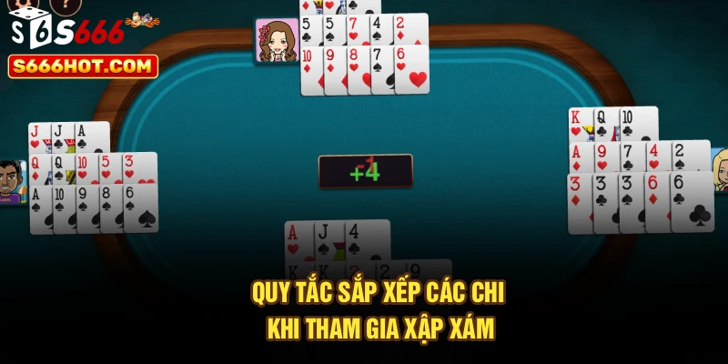 Quy tắc sắp xếp các chi khi tham gia xập xám